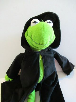 Disney Store Muppets 17 " Dark Kermit The Frog Most Wanted Constantine Plush