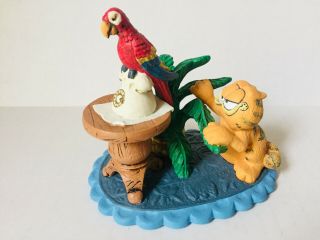 Garfield King Of The Jungle Danbury Jim Davis Figurine 1993 Picnic