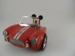 Disney Mickey Mouse Night Light Classic Sports Car Plug In
