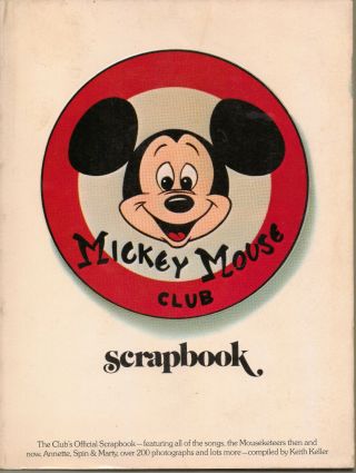 Mickey Mouse Club Scrapbook 1975 1st Printing