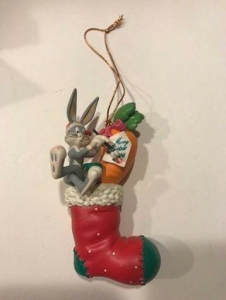 Bugs Bunny Christmas Ornament Warner Bros.  Stocking Stuffed