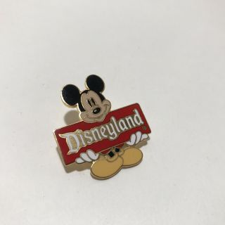 Disneyland Mickey Mouse Vintage Lapel Pin Button Disney 1980s 1990s Souvenir