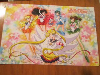 Sailor Moon Sailor Stars Poster Viz Media Nycc Comic Con 2019 Exclusive 11x7