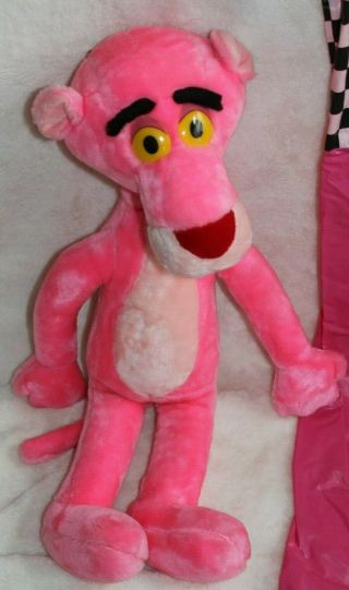 Vtg Pink Panther Plush Doll Stuffed Animal 24k Co 1991