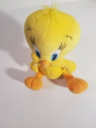 Vintage 1997 Ace Looney Tunes Tweety Bird Plush Yellow 9 " Tall