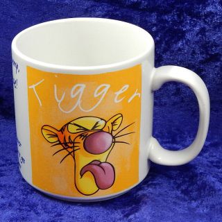 Tigger Coffee Mug The Disney Store Ceramic Cup Orange