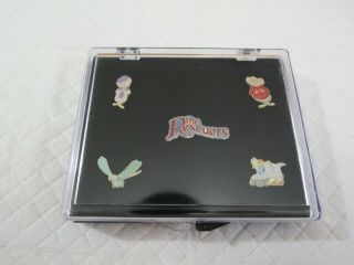Disney The Rescuers Collectible Pin Set Of 5 In Case