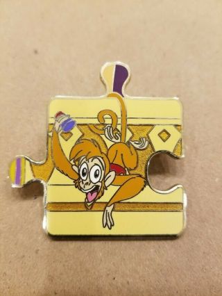 Disney Pin Aladdin Character Connection Mystery Puzzle Abu Le 1100
