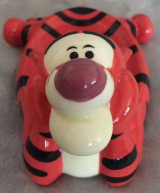 Disney Winnie The Pooh Tigger Ceramic Soap Dish Candy Holder Catch All Figurine