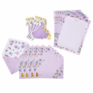 Tangled Rapunzel Letter Set Romantic Dress Disney Store Japan