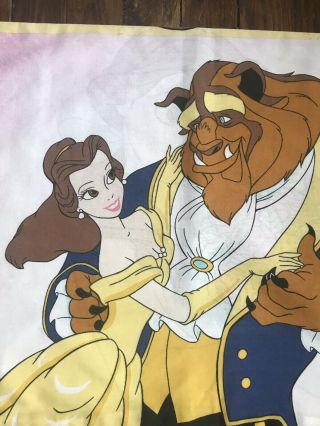 Set Of Two Vintage Disney Beauty and The Beast Pillowcase 2