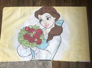 Set Of Two Vintage Disney Beauty and The Beast Pillowcase 3