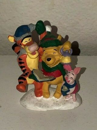 Disney Winnie The Pooh Piglet & Tigger Christmas Carolers Seasonal Specialties