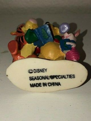 Disney Winnie The Pooh Piglet & Tigger Christmas Carolers Seasonal Specialties 3