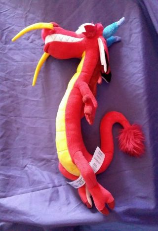 Disney Parks Mushu Dragon from Mulan Plush Doll 15 