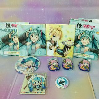 Japan Anime Vocaloid Hatsune Miku 10th Anniversary Colored Paper Badge Badge A37
