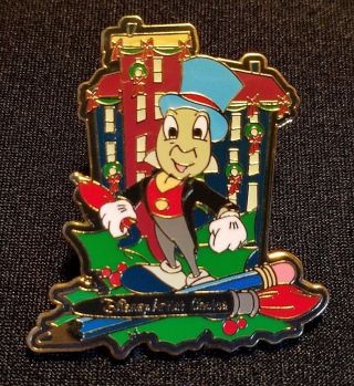 Retired 2001 Disney Wdw Artist Choice Series Holiday Jiminy Cricket Pin Le 3500
