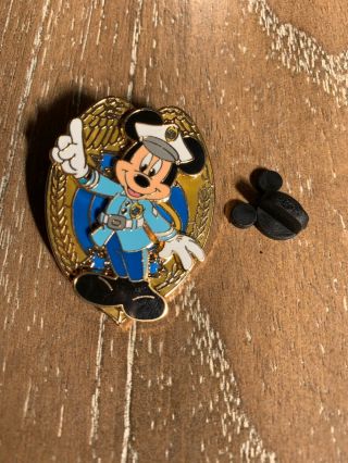 Disney Cast Exclusive Security Badge Mickey Mouse Pin - Walt Disney World