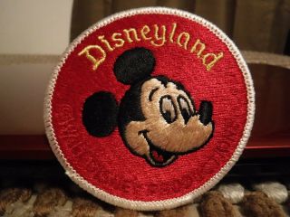 Mickey Mouse " Disneyland Sew On Collectible Patch 3 " Across Disneyana