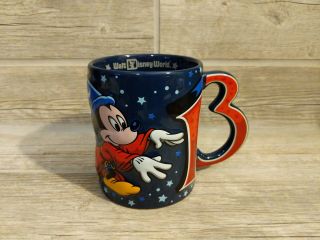 Disney Parks Fantasia Mickey Mouse Walt Disney World Large Coffee Mug Cup 2013