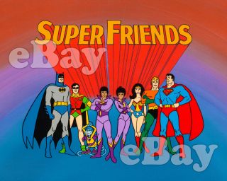 Rare Friends Cartoon Color Tv Photo Hanna Barbera Studios Wonder Twins