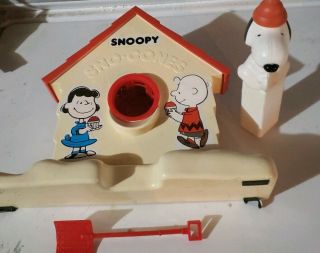 Complete Vintage 1979 Snoopy Sno Cone Machine Snow Cone Maker Shaved Ice