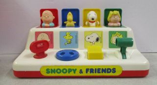 1965 Vintage United Feature Syndicate Peanuts Snoopy And Friends Baby Toy Schulz