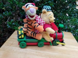 Gemmy Winnie The Pooh And Tigger Holiday Christmas Train,  Animated & Lighted