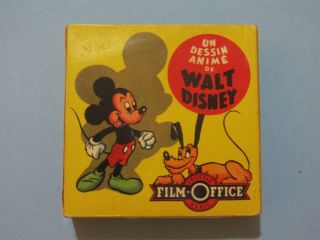 Vintage Walt Disney - Donald Duck - B&w 8mm Film Wob - Silly Symphonies French