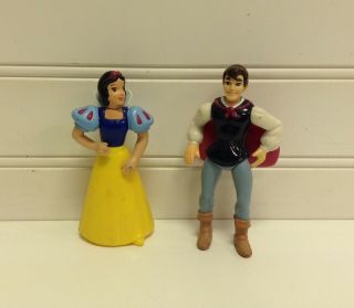 Disney Princess Snow White And The Seven Dwarfs & Prince Charming 4 " Figures