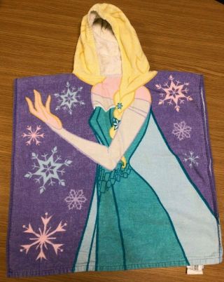 Disney Toddler Frozen Elsa Hooded Towel