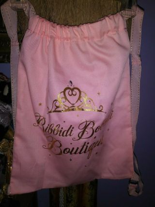 Disney Park Princess Bibbidi Bobbidi Boutique Pink Bag Back Pack Sac