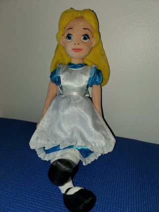 Disney Store Alice In Wonderland Plush Doll 21”