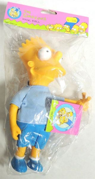 D610.  Matt Groening The Simpsons Bart Simpson 9 " Vinyl Doll From Presents (1990)