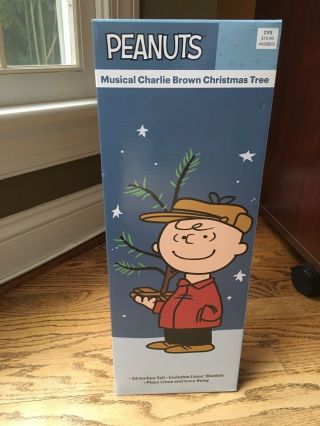 Peanuts Charlie Brown Musical 24 " Christmas Tree,
