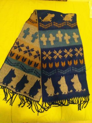 Moomin Valley Character Moomintroll Blue Scarf