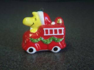 Snoopy Charlie Brown Woodstock Porcelain Christmas Ornament Will Not Be Relisted