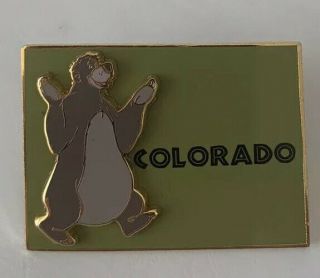 Disney - State Character Pin - Colorado - Jungle Book Baloo