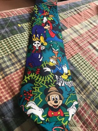 Mickey Mouse Disney Jungle Safari Goofy Donald Men 