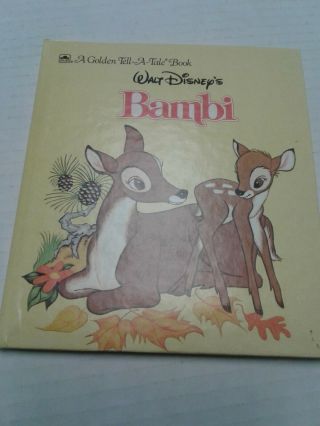 Walt Disney Bambi (a Golden Tell A Tale Book) 1972