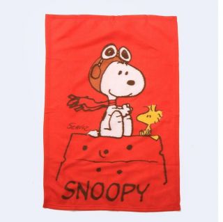 Cute Snoopy Peanuts Supersoft Middle Plush Cape Blanket Throw Cover 37 " X23 "