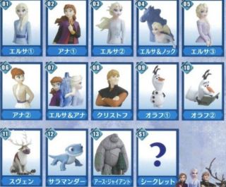 Disney Frozen 2 No.  7 Elsa And Anna Mini Figure Japan 2019 Furuta Choco Egg 3