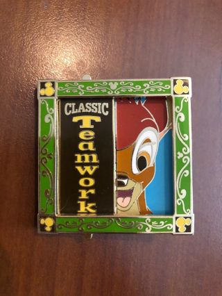 Disney Pin - Cast Exclusive - Classic Teamwork 2016 - Bambi And Thumper - Slider