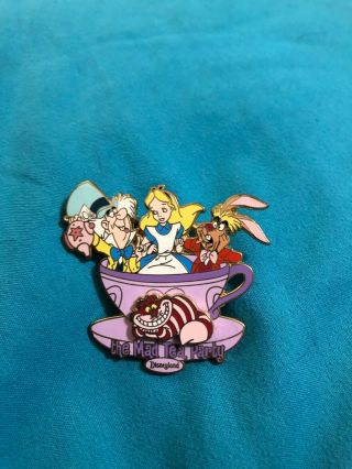 Disneyland Alice In Wonderland The Mad Tea Party Trading Pin