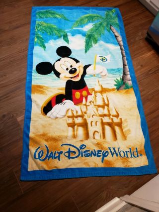 Walt Disney World Disneyland Resort Ex Large Beach Towel 34x64