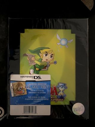 Cel Art Print Legend Of Zelda Phantom Hourglass Nintendo Ds Limited Edition