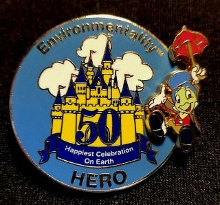 Retired 2005 Disney Environmentality Hero Jiminy Cricket Guest Gift Pin Le 20000