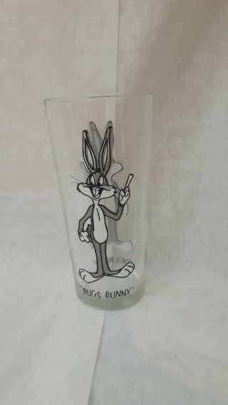 Vintage 1973 Pepsi Collectors Series Looney Tunes Bugs Bunny Glass 16oz