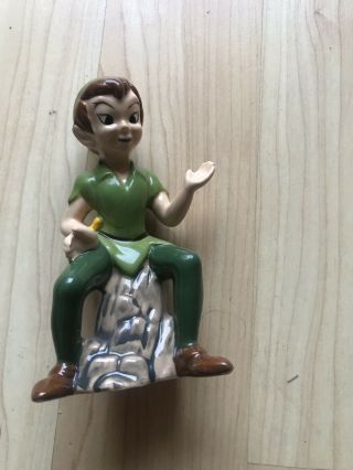 Vintage Walt Disney Productions Peter Pan Porcelain Figurine Japan