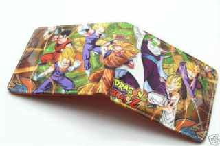 Dragon Ball Z Dbz Son Goku Anime Wallet Purse Billfold Gift Kids Cosplay Props